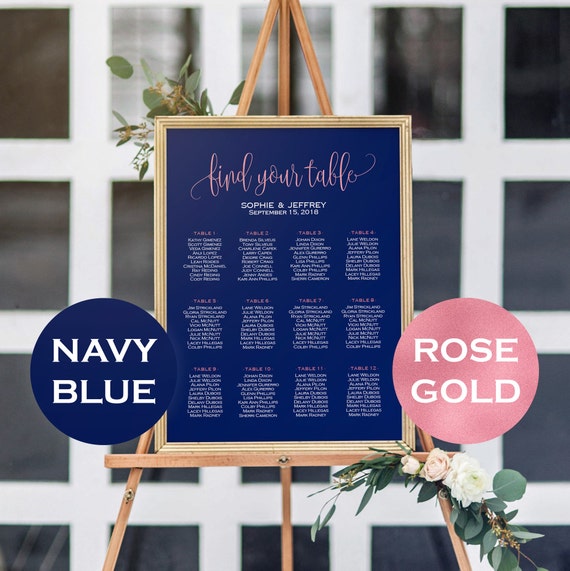 Wedding Seating Chart Staples