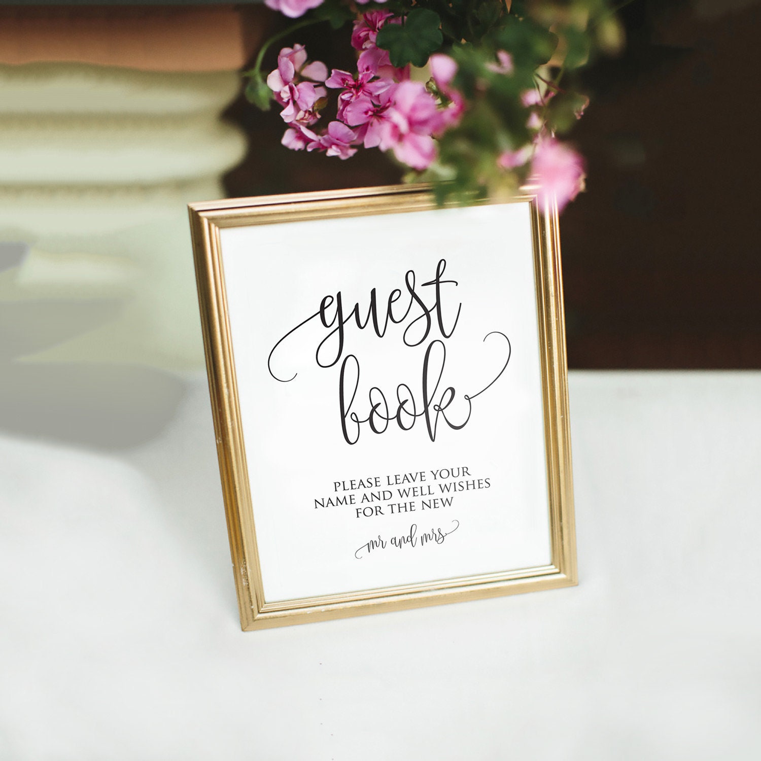 Printable Guest Book Signwedding Signwedding Decor | Etsy