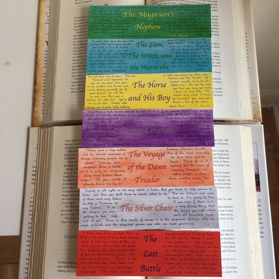 narnia set 2 bookmarks