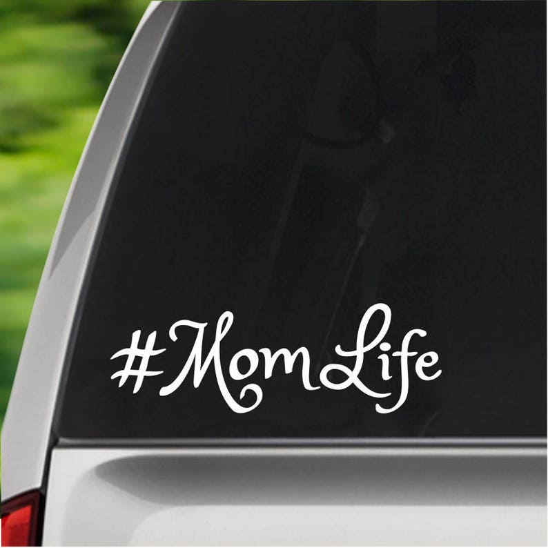 MomLife Decal / Mom Sticker / Mom Car Decal / Computer Decal / Etsy