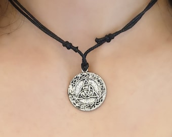 Nodo Celtico Di Armonia Intaglio Triquetra Nodo Scolpito Casa Irlandese