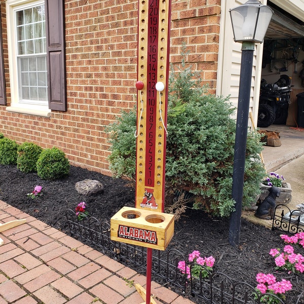 Cornhole Scoreboard - Stain and Polyurethane