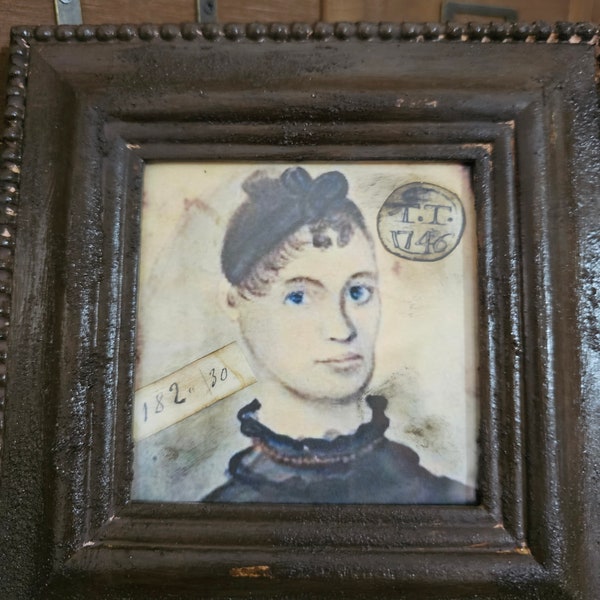 Folk Woman Framed Art