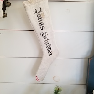 Antique Grainsack Stocking