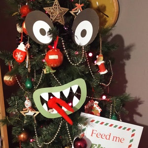 Elfen Requisiten, Weihnachtsbaum Monster einfach Elfen Idee, Last Minute Ideen