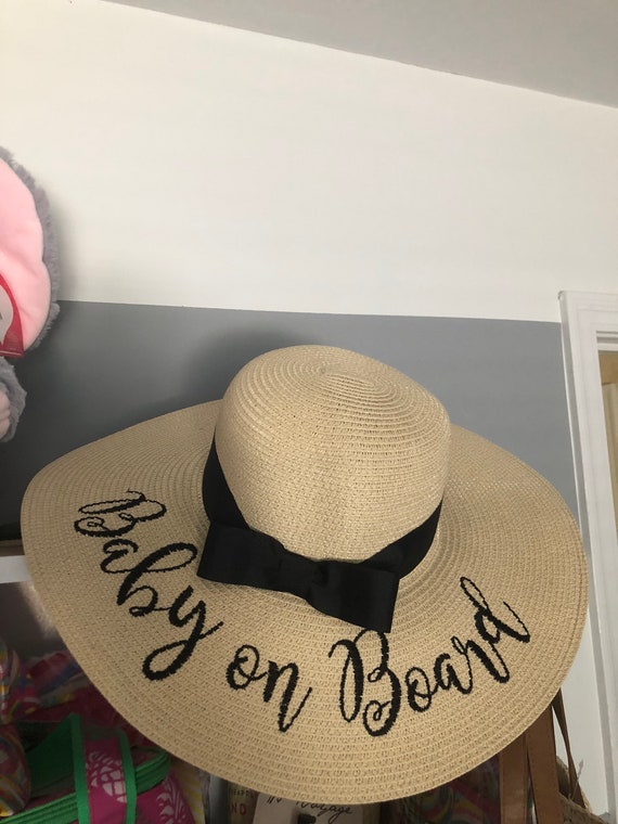 baby on board floppy hat