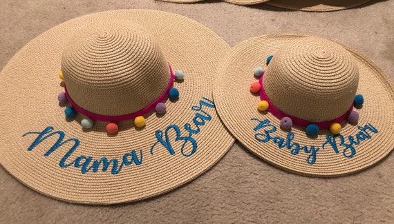Mommy and Me Floppy Hats Mama Bear Baby 