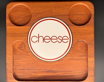 Vintage Goodwood Teak Cheese Serving Board