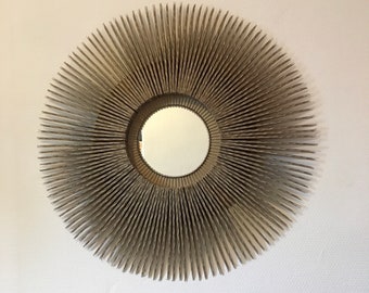 Miroir soleil en carton recyclé