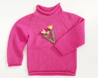 Beginner Friendly Knitting Pattern * PDF* Sizes 6 mos- 50” /Baby Sweater- Child Sweater- Adult Sweater- Child Jumper-Yankee Knitter Designs