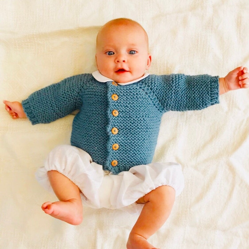 Baby Sweater Knitting Pattern / Etta Cardigan / Kids Sweater Etsy