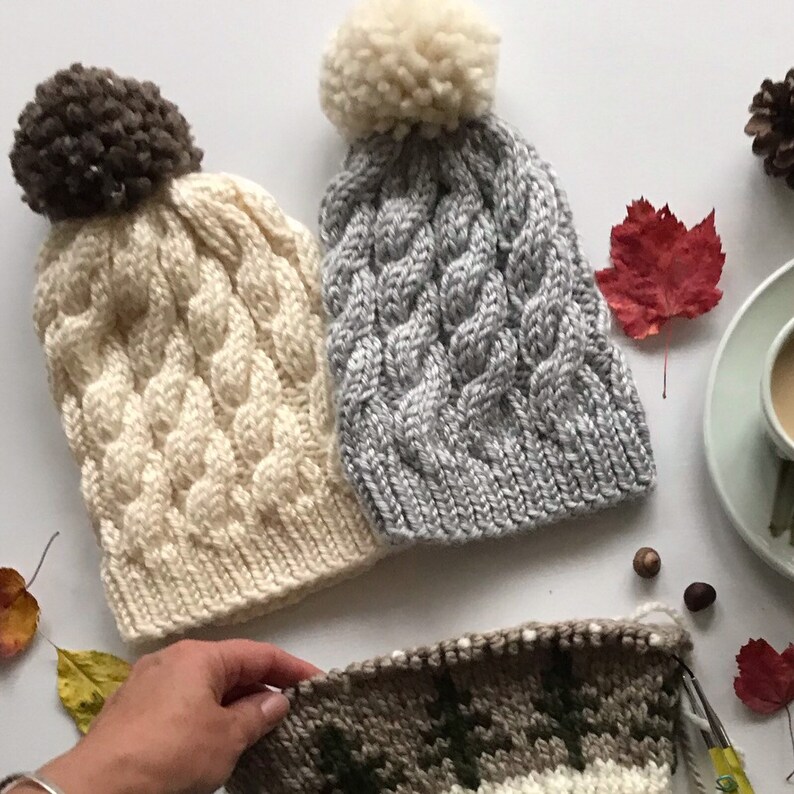 Child s Hat Bulky Hat Yankee Knitter Designs INSTANT DOWNLOAD Adult Hat 