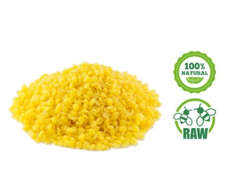 10 lb YELLOW BEESWAX PELLETS (beads)