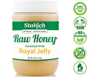 Royal Jelly Enriched Raw Honey