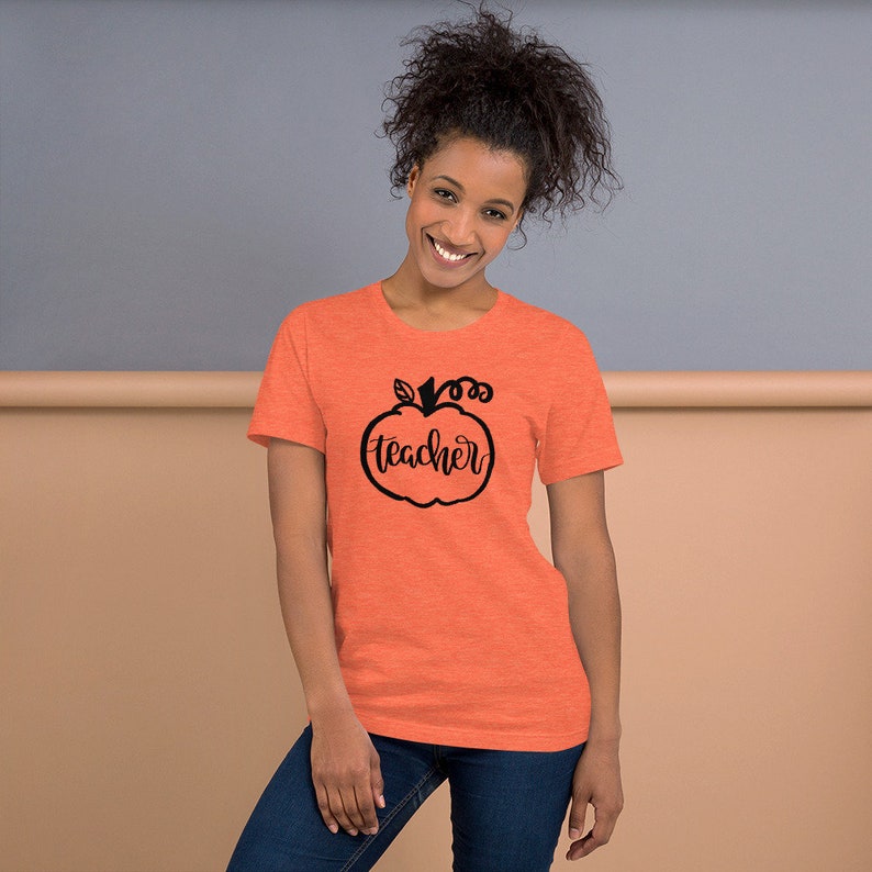 Halloween Teacher Tee Fall Teacher Shirt Autumn Teacher Shirt Pumpkin Teacher Tee Teacher Shirt Teacher Tee image 4