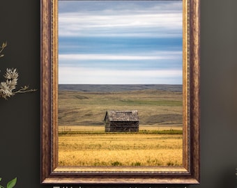 Saskatchewan Landschap Direct Afdrukbare Prairie Poster Wanddecoratie Prairie Fotografie Boerderij Afdrukbare Fotografie