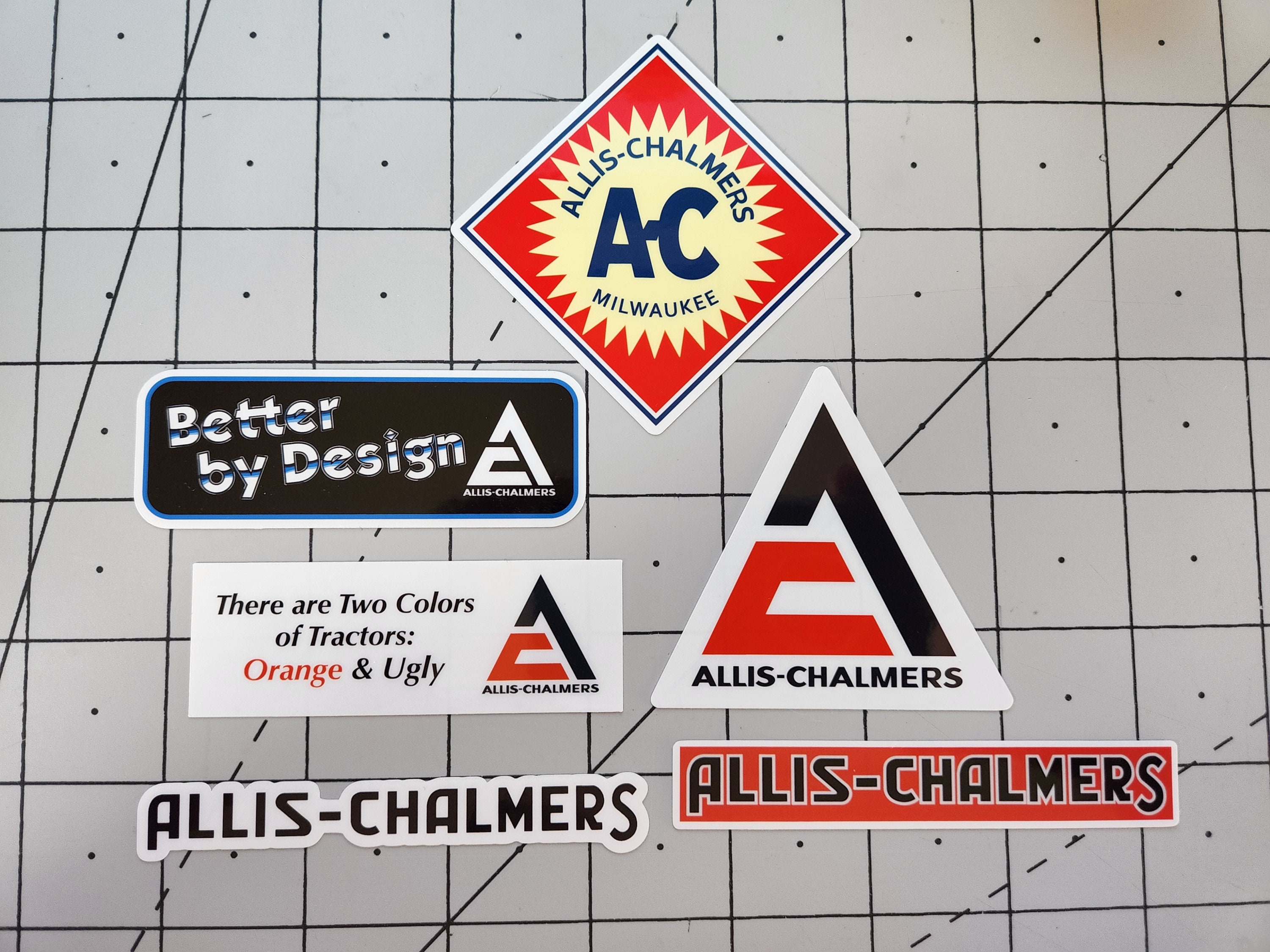Buy Allis Chalmers Stickers 6 Pack Online in India - Etsy