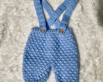 baby knit overalls