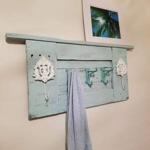 Reclaimed Wood Coat and Hat Rack, Coat Rack, Hat Rack, Decorative Coat Rack, Entryway Organizer, Scarf Rack