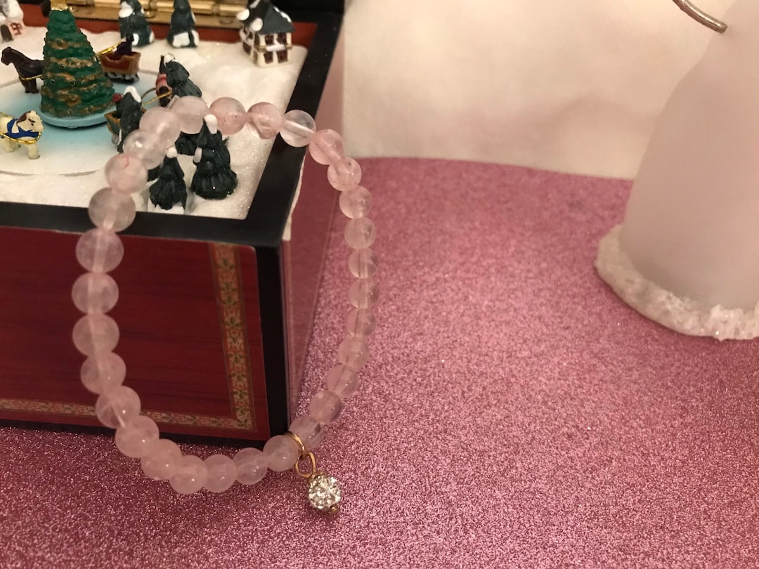 Rose Quartz Sustainable Handmade Bracelet Etsy