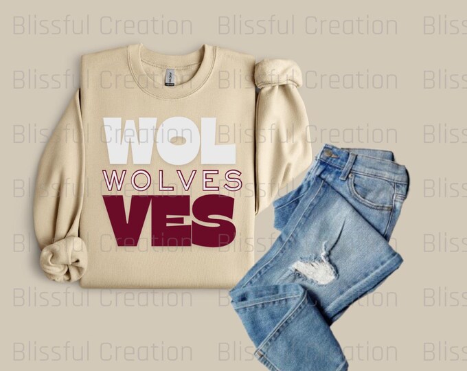 Wolves Mascot PNG - School Spirit