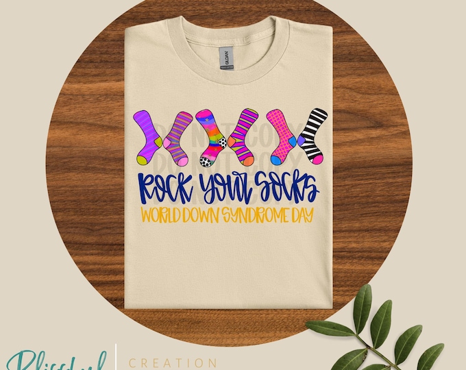 Rock Your Socks Youth Shirt | World Down Syndrome Day | Be Kind