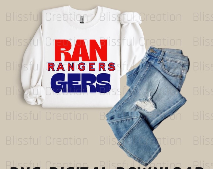 Rangers Mascot PNG - School Spirit