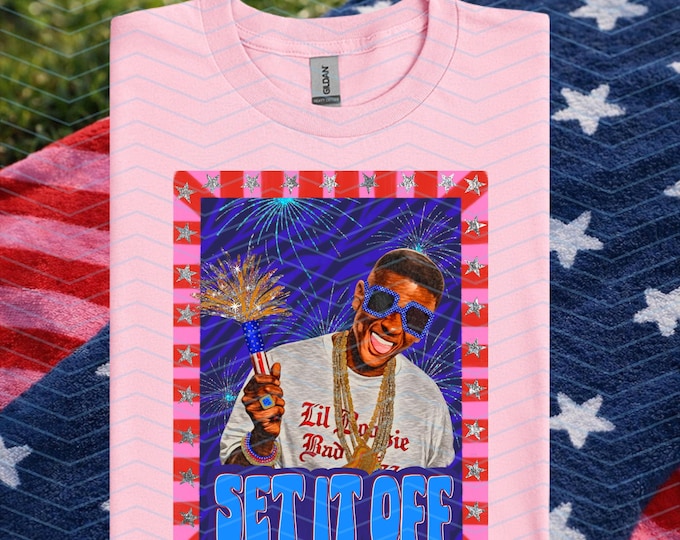 Youth Set It Off Shirt | Gifts for Girls | Fourth Of July | Girlie Girl