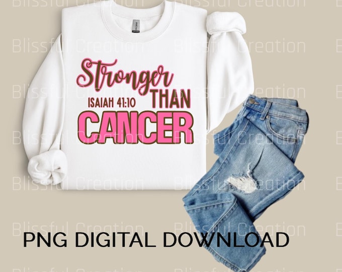 Stronger Than Cancer PNG
