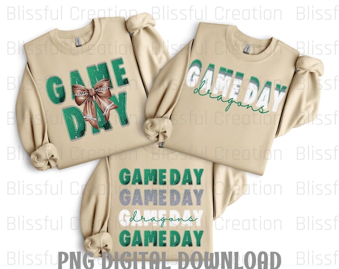 3 Dragons Game Day PNG