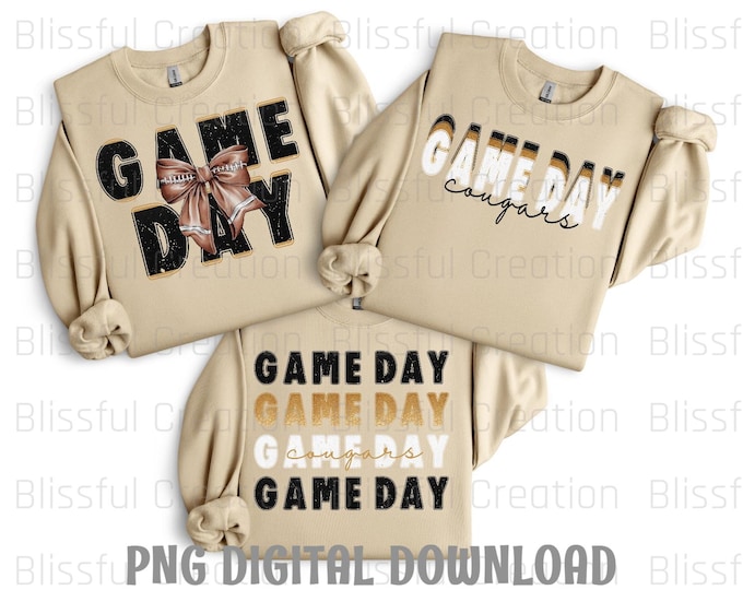 3 Cougars Game Day PNG