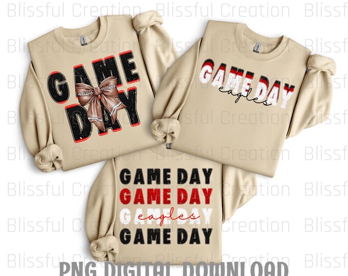 3 Eagles Game Day PNG