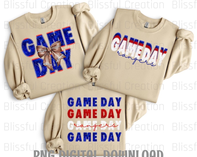 3 Rangers Game Day PNG