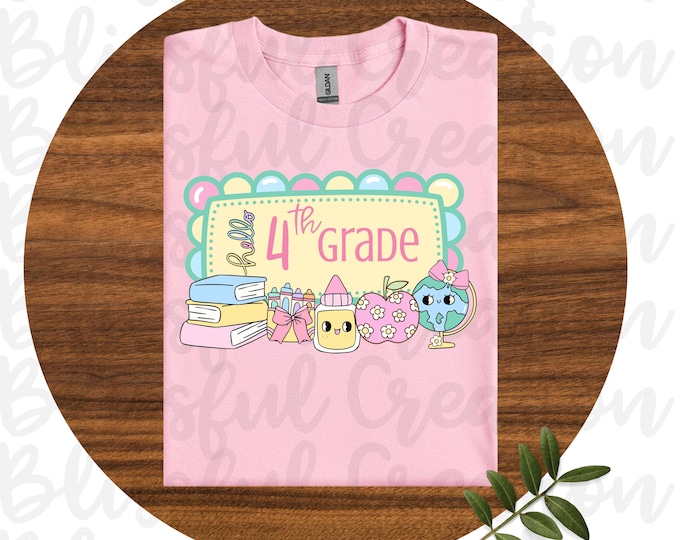 Hello Grade School PNG | Sublimation Designs | Digital Download | Back To School Girls | Kids & Adults