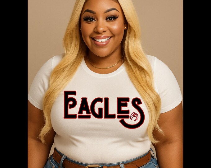 Eagles Mascot PNG | Instant Download | Sublimation Design | Spirit Week | Eagles PNG