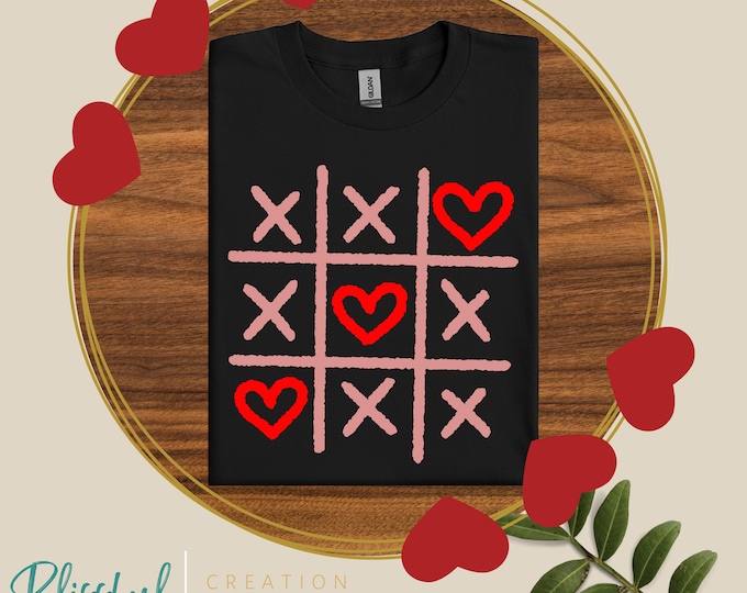 Valentine TicTacToe PNG | Red & Pink | Love Day