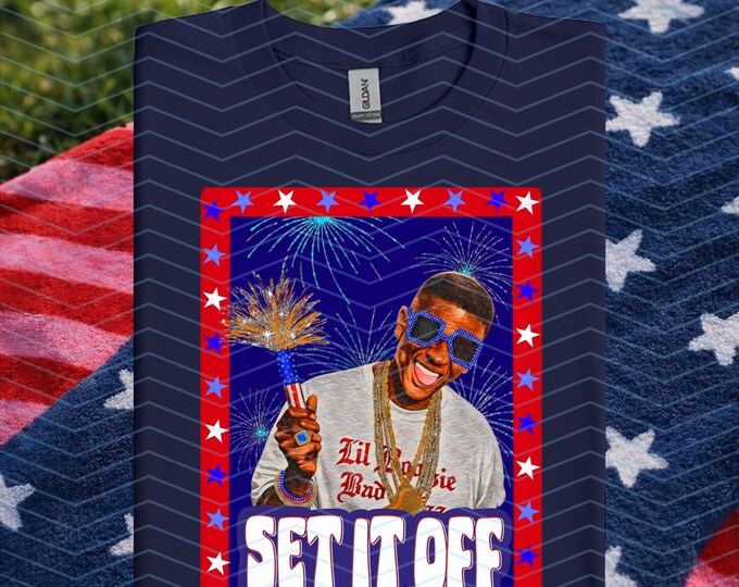 Youth Boosie Set It Off Shirt | Fourth Of July | Gifts For Boys