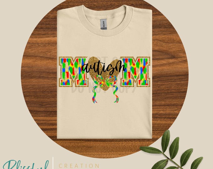 MAMA Autism PNG | Autism Awareness Spectrum Heart (Digital Download)