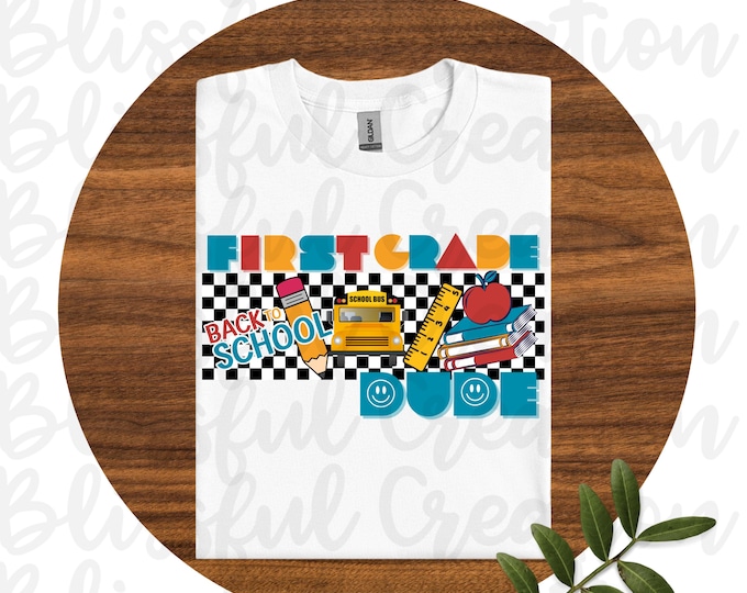 Back To School Dude Bundle | Digital Downloads | Grade School | Sublimation Designs | 1st - 5th Grade