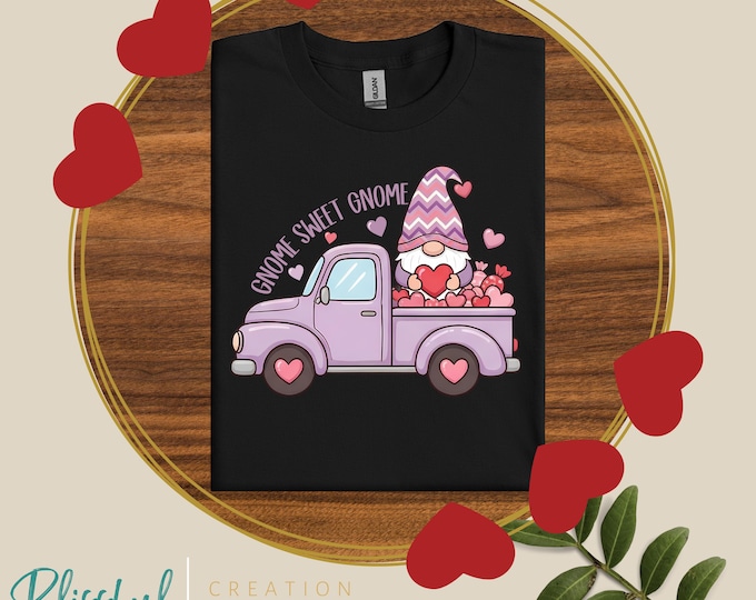 Gnome Sweet Gnome PNG | Valentine Tshirt | Love Day