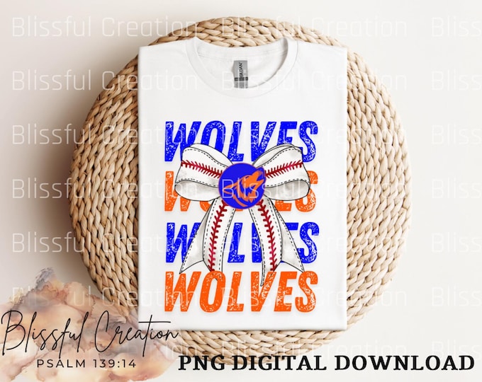 Wolves Baseball Croquette PNG