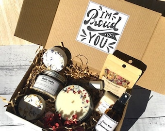 So proud Gift Box | Personalised birthday gift box | Pamper Pack | 'I'm proud of you' gift box | Caring Gift | Proud of you hamper