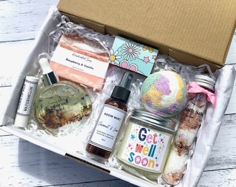 Get well Soon Gift Box | Personalised gift box | Get Well Pamper Pack | Gift box | Friendship Gift | Get well hamper | Thinking of you