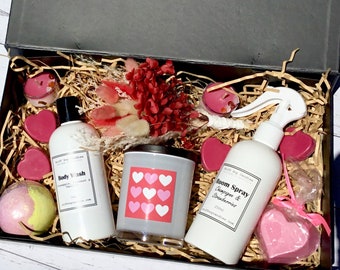 Love Gift Box, Valentines Gift Box, Spa Pamper Pack