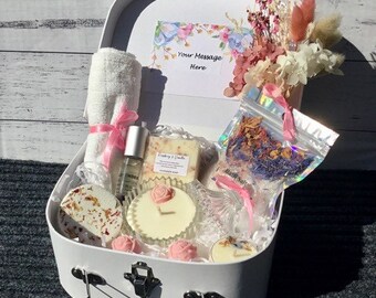 Suitcase gift box | Suitcase Birthday Gift  | Personalised gift box | Pamper Pack | Gift box | Suitcase Hamper| Mothers Day gift | Self care