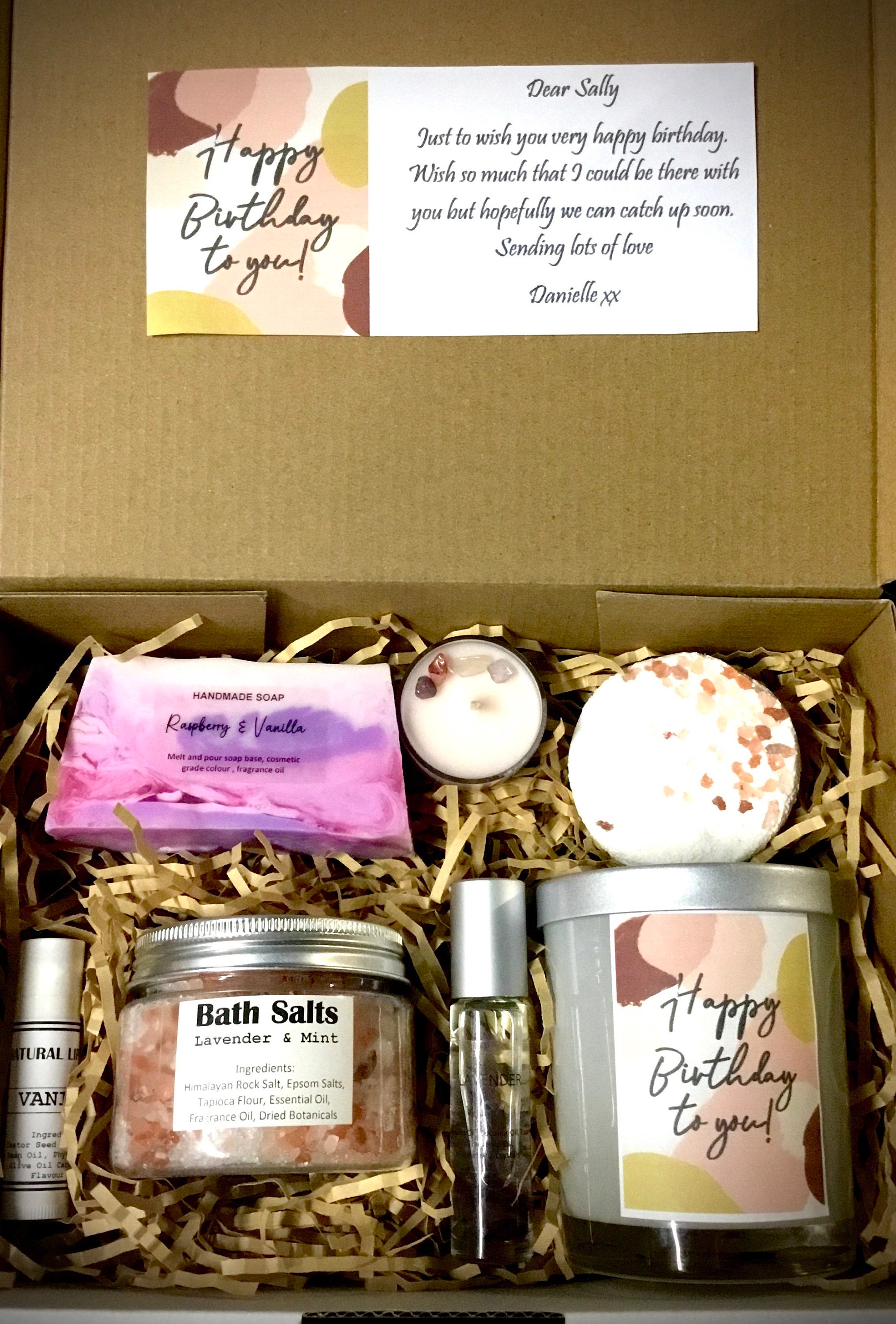 Happy Birthday Gift Box Personalised Birthday Gift Box Etsy Australia