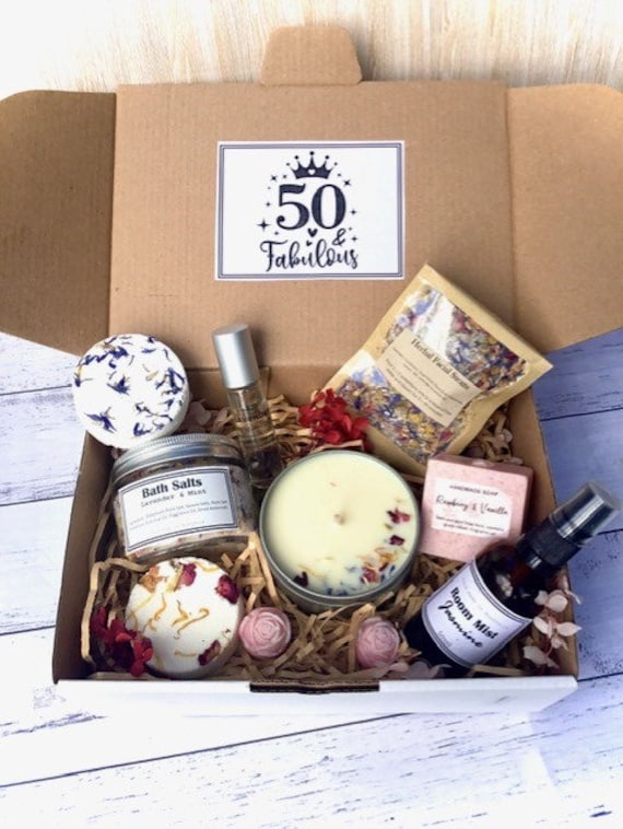 Happy 50th Birthday Gift Box | 50 & Fabulous | Personalised