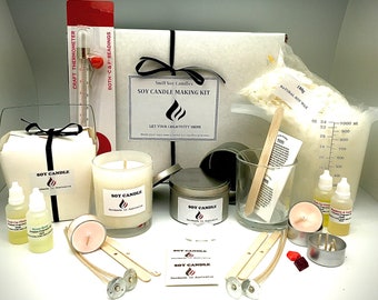 Complete Candle Making Kit - Great Starter Kit, gorgeous gift