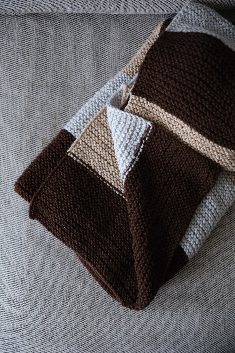 Candem Light Blue Knitted Blanket