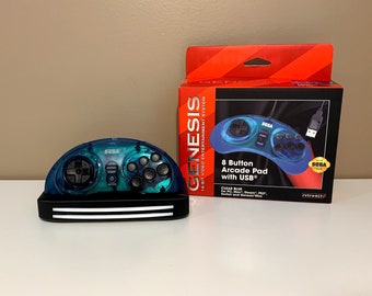 Double Retro-Bit Sega Genesis Arcade Pad Controller Stand